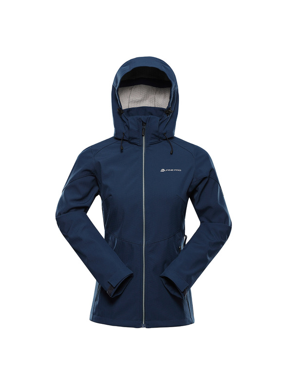 ALPINE PRO Ženska softshell jakna z membrano ALPINE PRO HOORA 2 blue wing teal