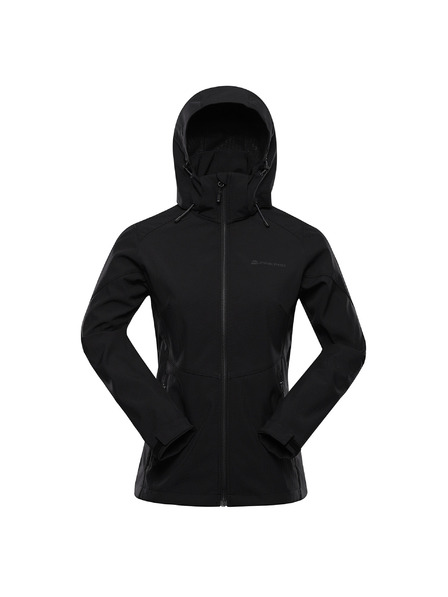 ALPINE PRO Ženska softshell jakna z membrano ALPINE PRO GEDERA black