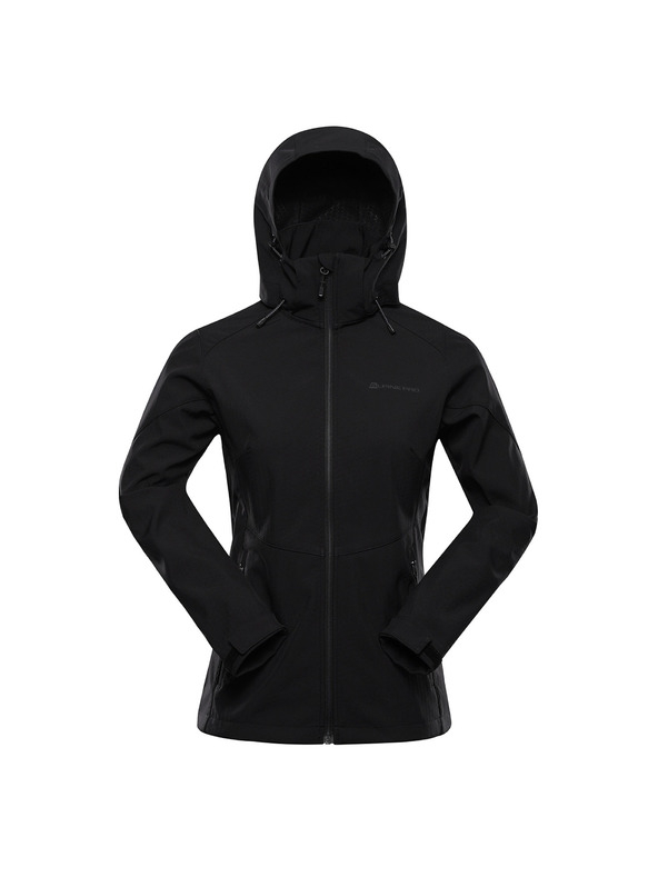 ALPINE PRO Ženska softshell jakna z membrano ALPINE PRO GEDERA black
