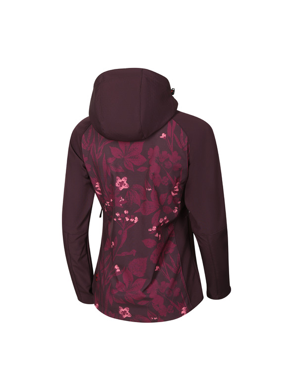ALPINE PRO Ženska softshell jakna z membrano ALPINE PRO HOORA winetasting varianta pa