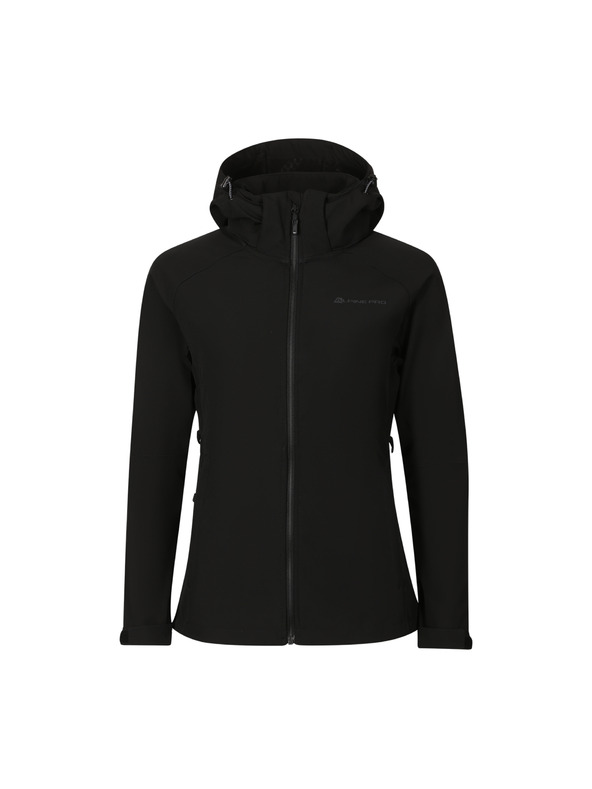 ALPINE PRO Ženska softshell jakna z membrano ALPINE PRO HOORA black