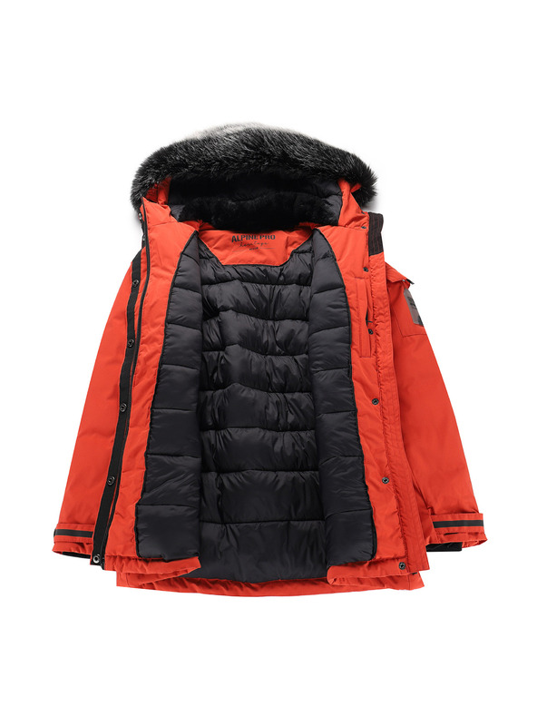 ALPINE PRO Ženska zimska jakna z membrano ptx ALPINE PRO WERDA 2 red clay