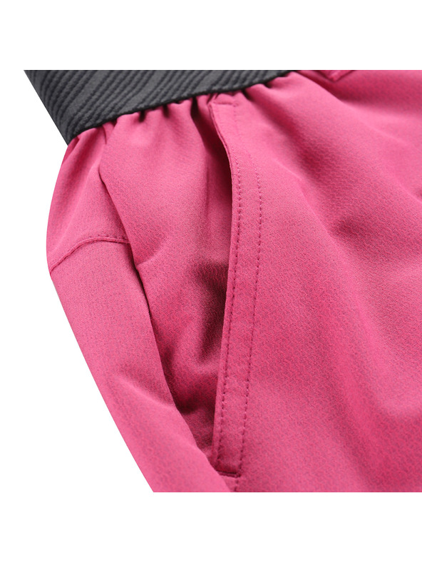ALPINE PRO Ženske hitrosušeče kratke hlače ALPINE PRO ZAMBA 4 fuchsia red