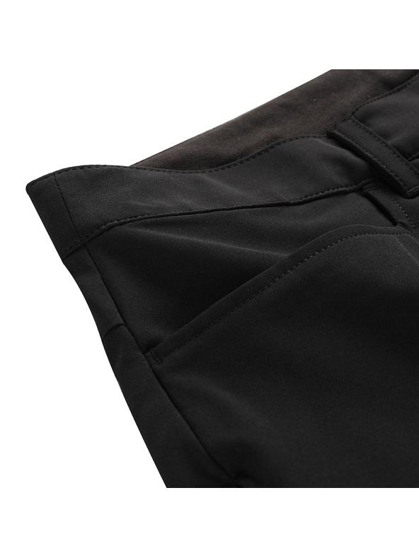 ALPINE PRO Ženske softshell kratke hlače ALPINE PRO BAKA 2 black