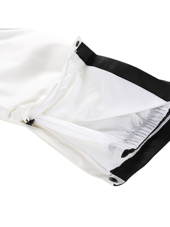 ALPINE PRO Ženske smučarske hlače z membrano ptx snow ALPINE PRO EDESA white
