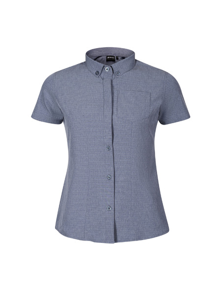 ALPINE PRO Ženska hitro sušeča se srajca ALPINE PRO WERANA dk.metal blue