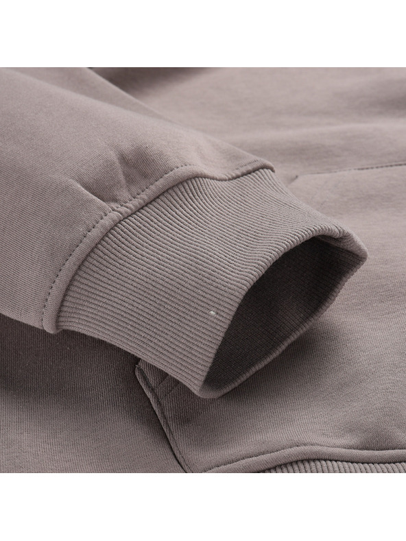 ALPINE PRO Ženska bombažna jopa ALPINE PRO NEGGA driftwood