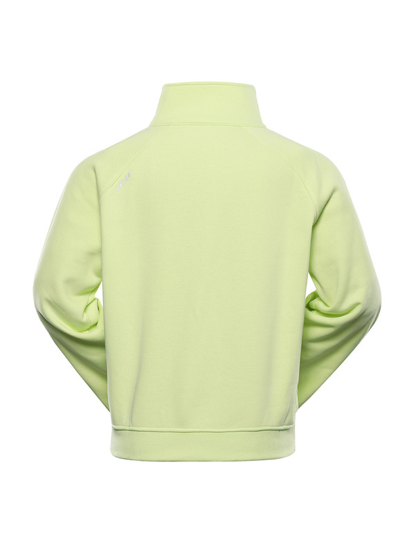 ALPINE PRO Ženska bombažna jopa ALPINE PRO NEGGA luminary green