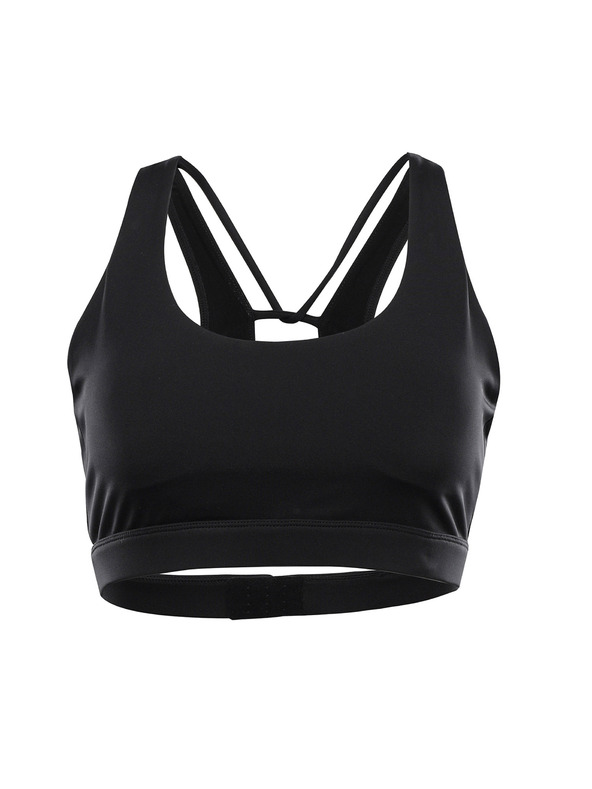 ALPINE PRO Ženska hitro sohnjajoča se majica s cool dry ALPINE PRO BRATA black