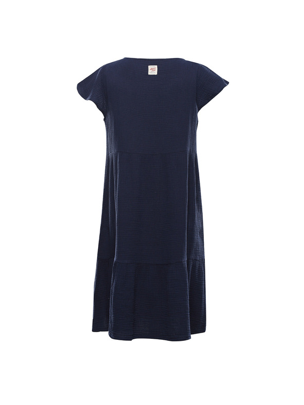 ALPINE PRO Ženska bombažna obleka ALPINE PRO AKESA moonlit ocean