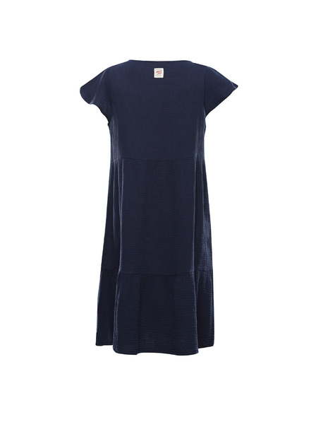 ALPINE PRO Ženska bombažna obleka ALPINE PRO AKESA moonlit ocean