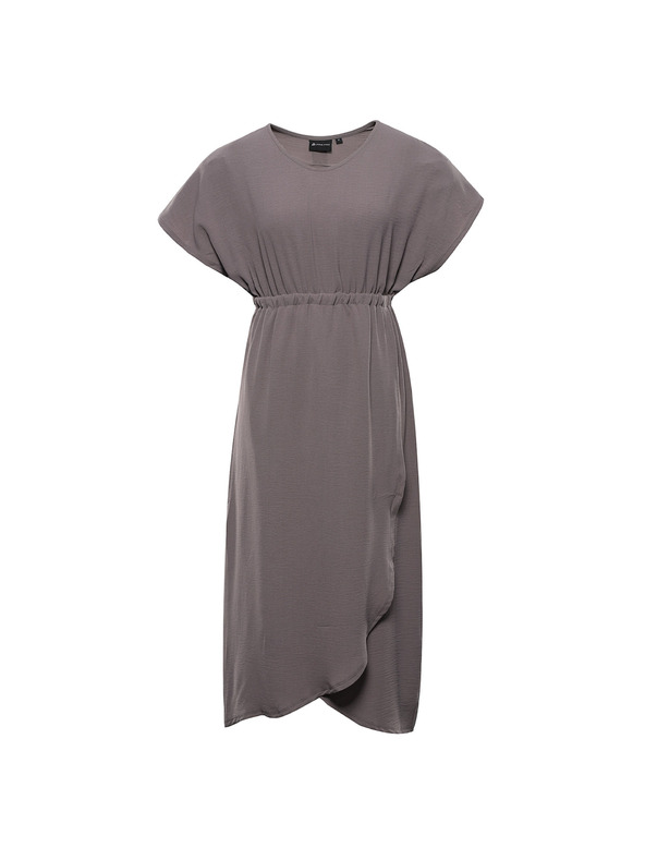 ALPINE PRO Ženske poletne obleke ALPINE PRO URAMA driftwood