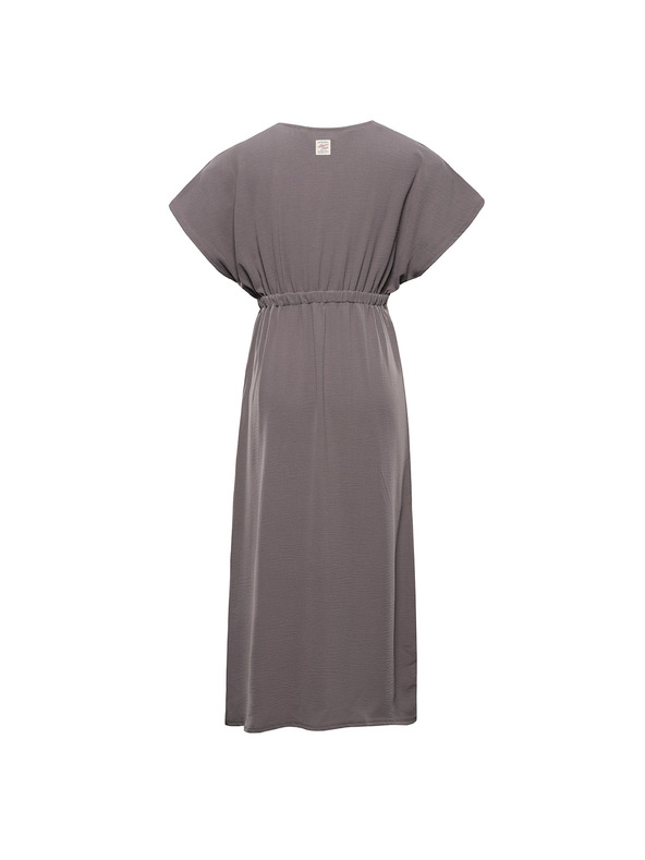 ALPINE PRO Ženske poletne obleke ALPINE PRO URAMA driftwood