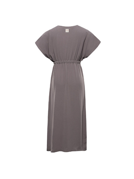 ALPINE PRO Ženske poletne obleke ALPINE PRO URAMA driftwood