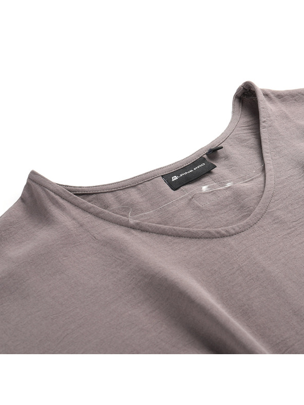 ALPINE PRO Ženske poletne obleke ALPINE PRO URAMA driftwood