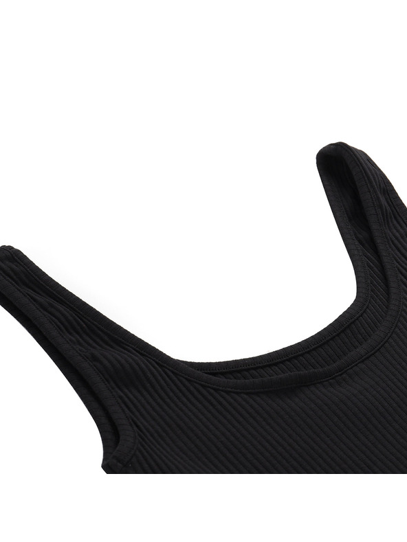 ALPINE PRO Ženska bombažna majica brez rokavov ALPINE PRO OMINA black