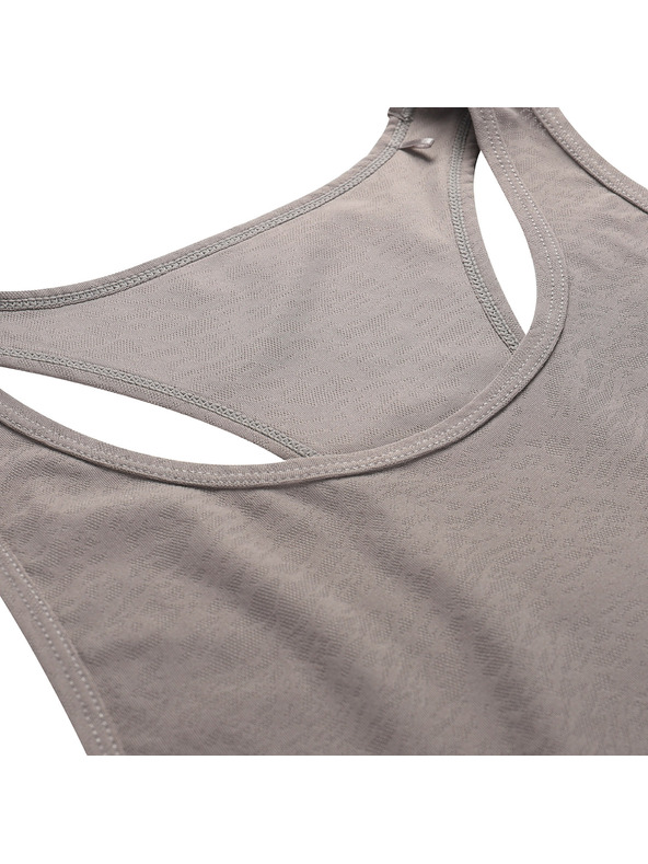 ALPINE PRO Ženska funkcionalna majica brez rokavov ALPINE PRO NIRA 2 driftwood