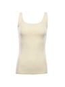 ALPINE PRO Ženska bombažna majica brez rokavov ALPINE PRO OMINA cream