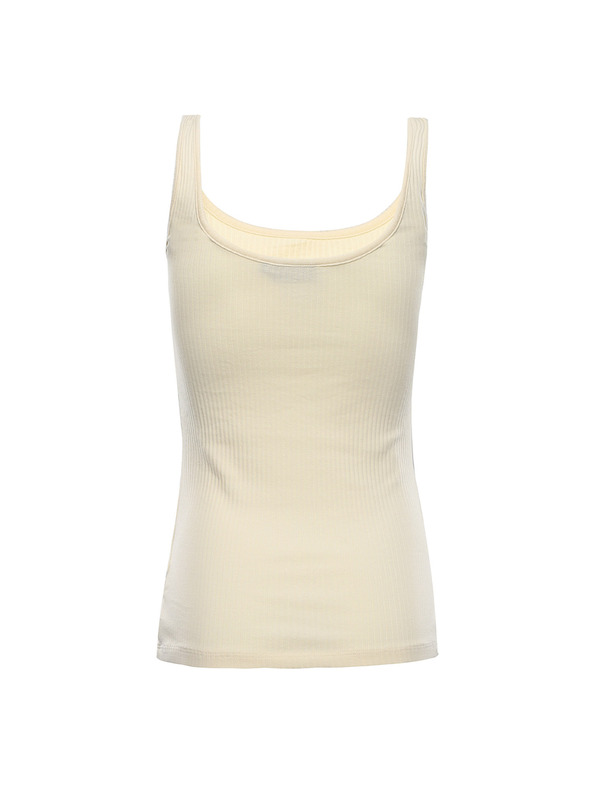 ALPINE PRO Ženska bombažna majica brez rokavov ALPINE PRO OMINA cream