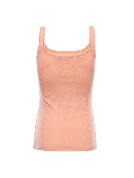 ALPINE PRO Ženska bombažna majica brez rokavov ALPINE PRO OMINA apricot blush