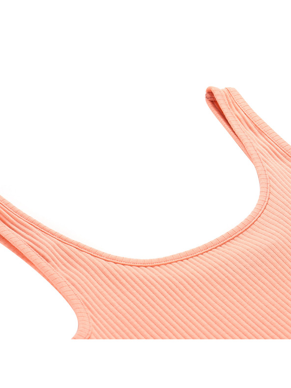 ALPINE PRO Ženska bombažna majica brez rokavov ALPINE PRO OMINA apricot blush