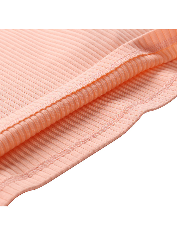 ALPINE PRO Ženska bombažna majica brez rokavov ALPINE PRO OMINA apricot blush