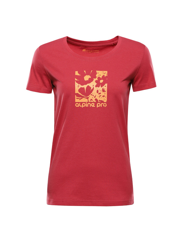 ALPINE PRO Ženska majica iz organskega bombaža ALPINE PRO TERMESA 3 cardinal varianta pb