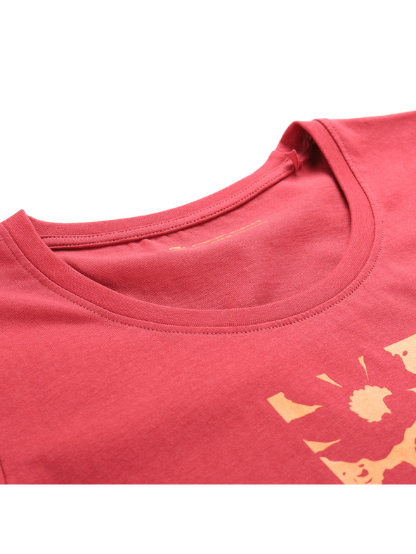 ALPINE PRO Ženska majica iz organskega bombaža ALPINE PRO TERMESA 3 cardinal varianta pb