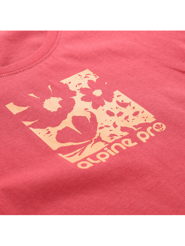 ALPINE PRO Ženska majica iz organskega bombaža ALPINE PRO TERMESA 3 cardinal varianta pb