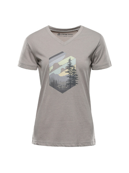 ALPINE PRO Ženska majica iz nemečljivega materiala ALPINE PRO NOGERA dove varianta pa