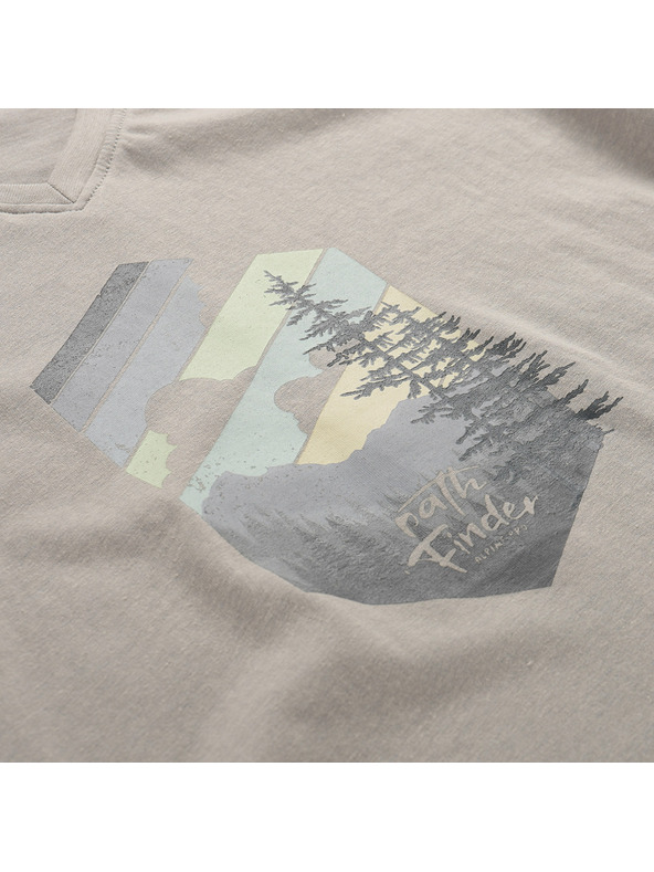 ALPINE PRO Ženska majica iz nemečljivega materiala ALPINE PRO NOGERA dove varianta pa