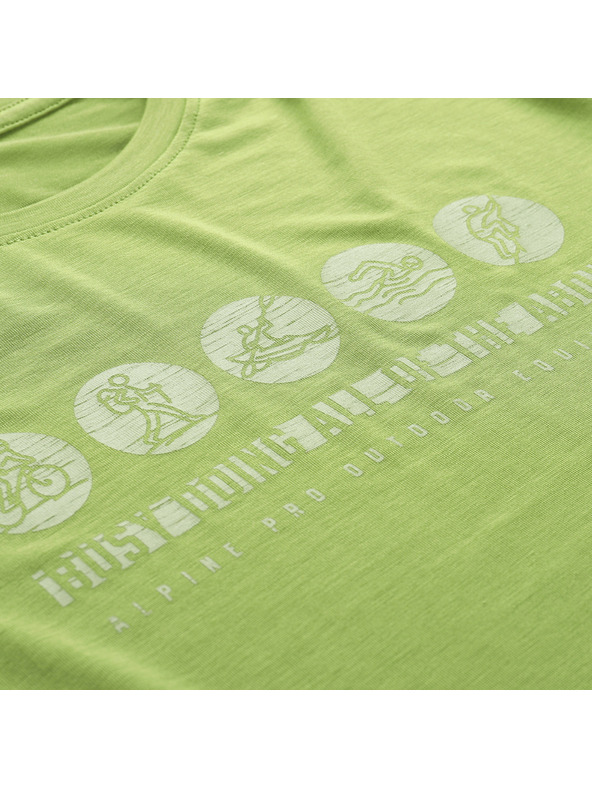 ALPINE PRO Ženska funkcionalna majica z antibakterijsko obdelavo ALPINE PRO LYORA peridot različica pa
