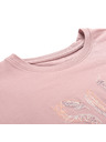 ALPINE PRO Ženska bombažna majica ALPINE PRO DORGA pale mauve varianta pb