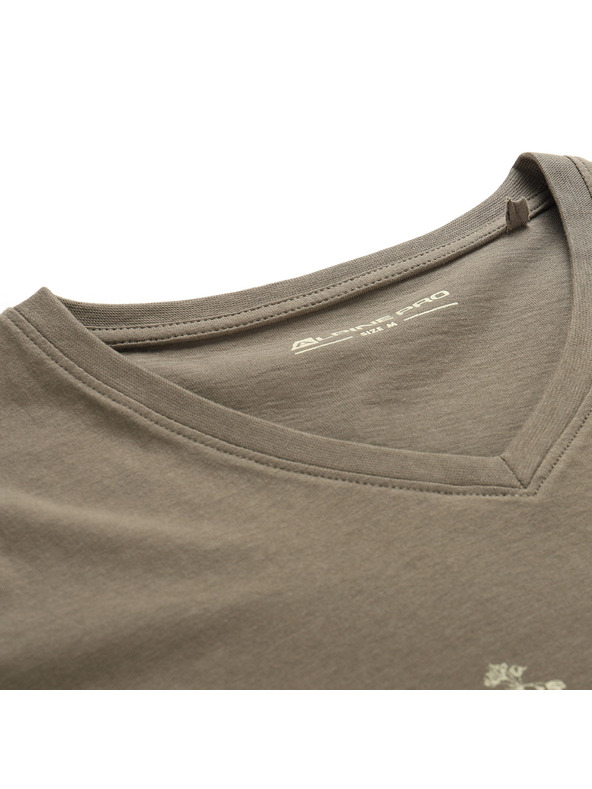 ALPINE PRO Ženska bombažna majica ALPINE PRO DORENA stone gray varianta pa