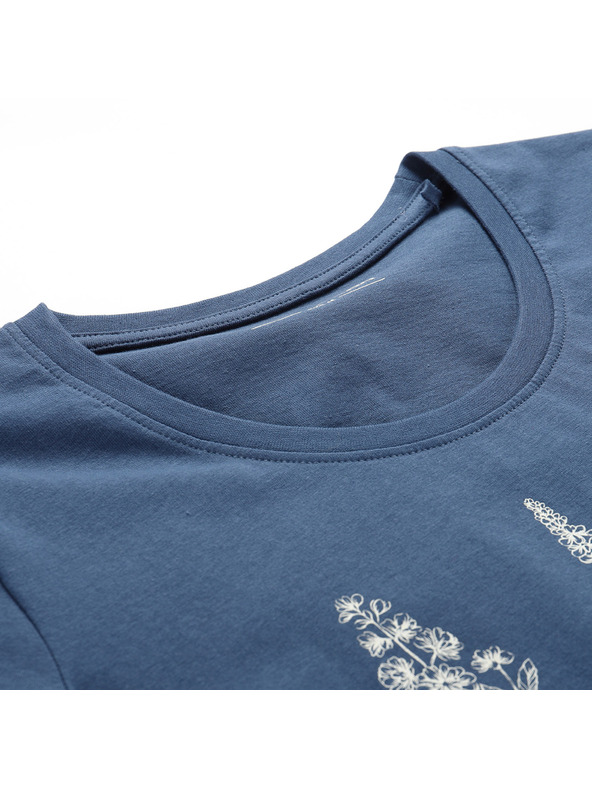 ALPINE PRO Ženska majica iz organske bombažne ALPINE PRO TERMESA 3 blue wing teal varianta pa