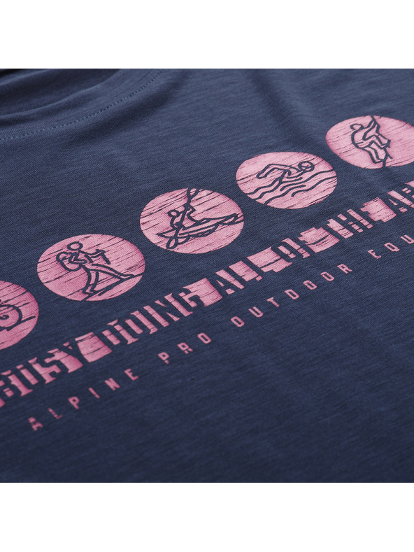 ALPINE PRO Ženska funkcionalna majica z antibakterijsko obdelavo ALPINE PRO LYORA moonlit ocean različica pa