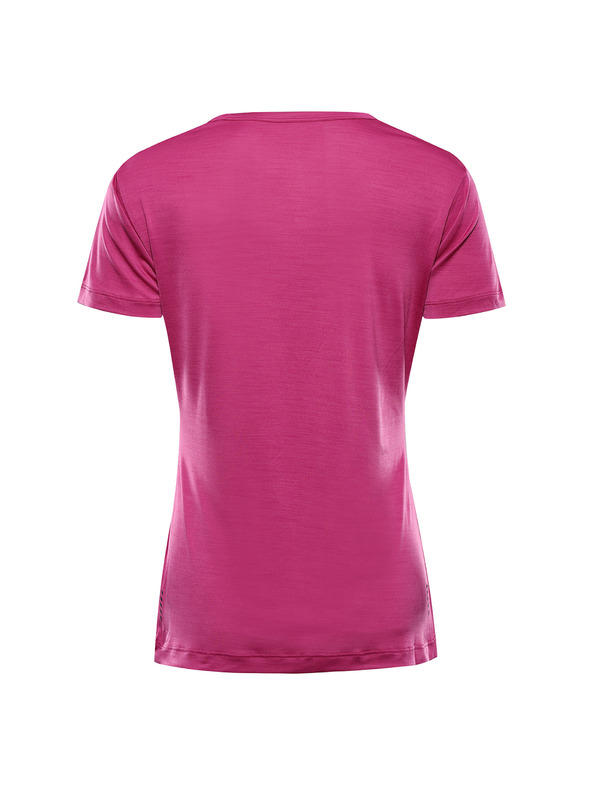 ALPINE PRO Ženska hitro sušeča majica s cool dry ALPINE PRO BASIKA fuchsia red