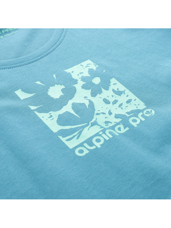 ALPINE PRO Ženska majica iz organske bombažne ALPINE PRO TERMESA 3 storm blue varianta pb