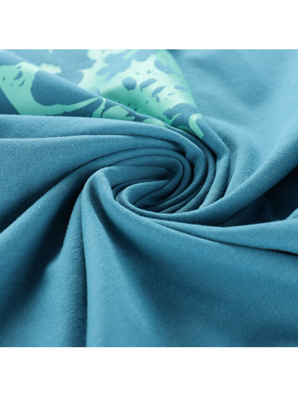 ALPINE PRO Ženska majica iz organske bombažne ALPINE PRO TERMESA 3 storm blue varianta pb