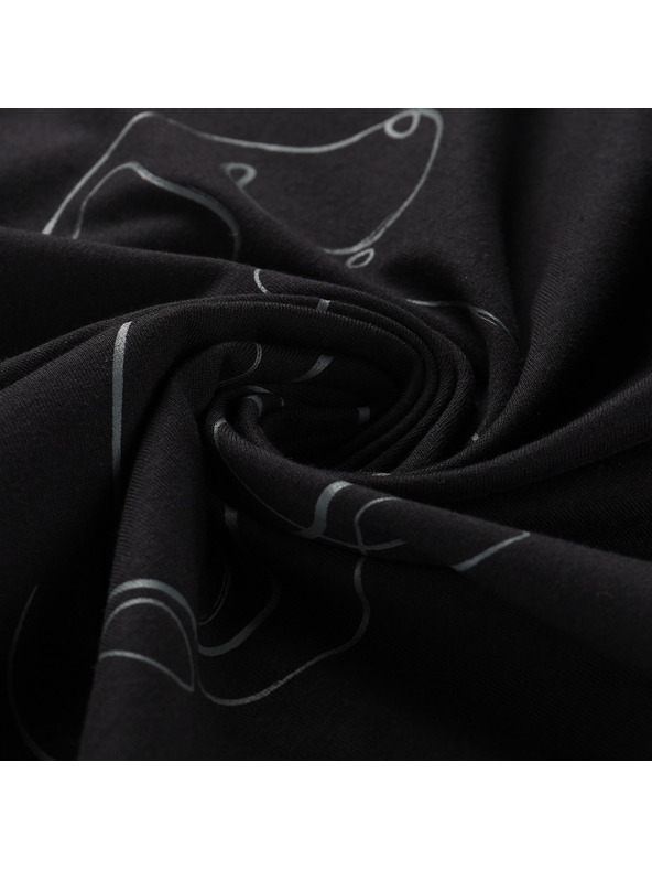 ALPINE PRO Ženska majica iz organske bombažne ALPINE PRO TERMESA 3 black varianta pe