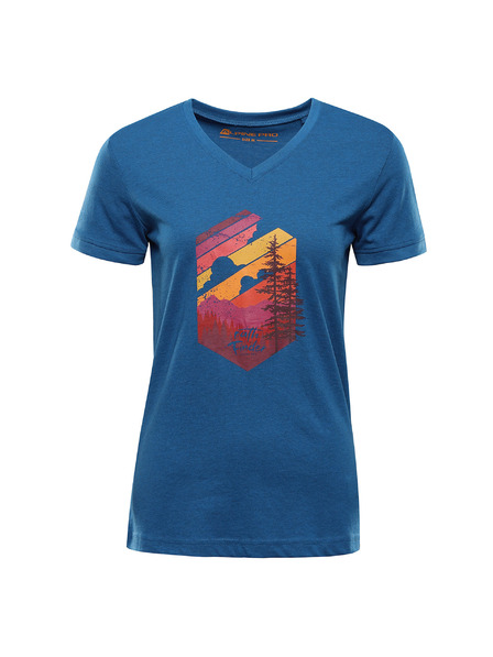 ALPINE PRO Ženska majica iz nemečljivega materiala ALPINE PRO NOGERA moonlit ocean varianta pa