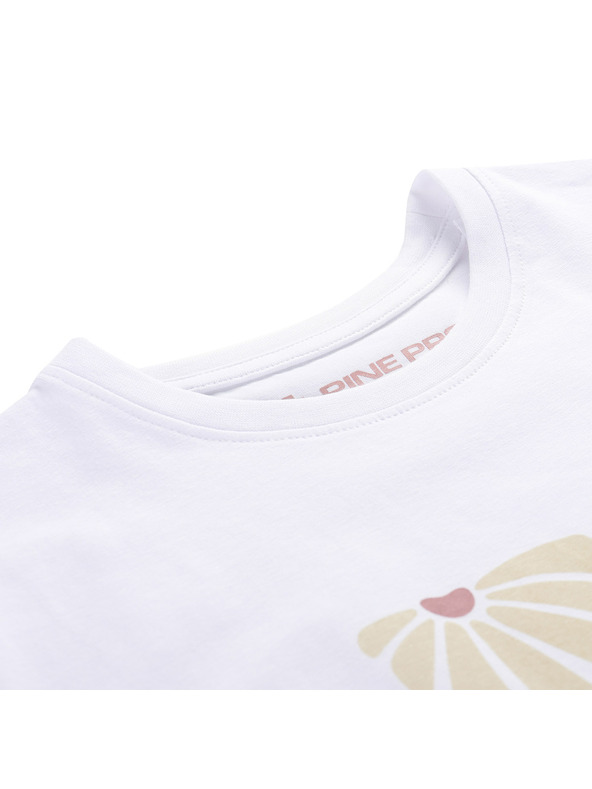 ALPINE PRO Ženska bombažna majica ALPINE PRO DORGA white varianta pa