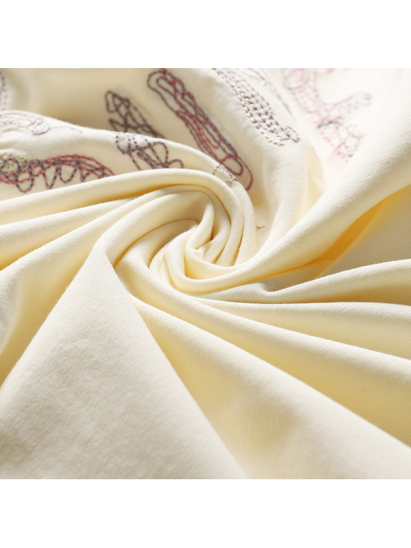 ALPINE PRO Ženska bombažna majica ALPINE PRO DORGA cream varianta pb