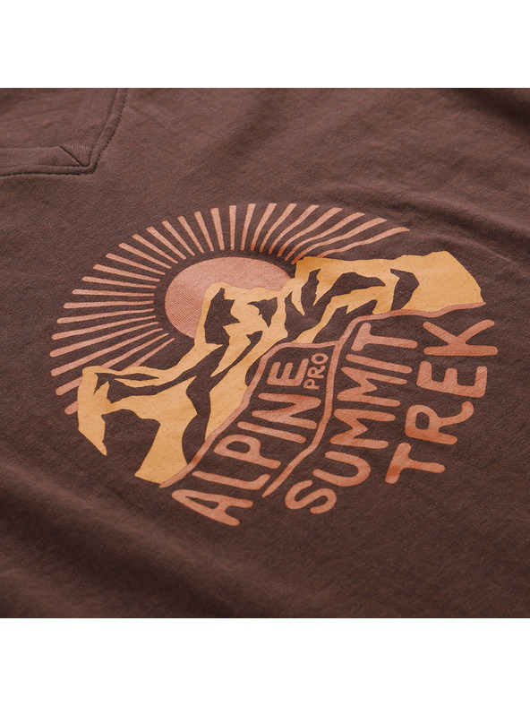 ALPINE PRO Ženska majica iz nezmečkavega materiala ALPINE PRO NOGERA obsidian varianta pb