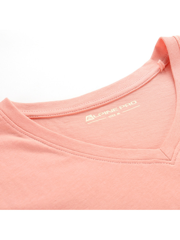 ALPINE PRO Ženska bombažna majica ALPINE PRO DORENA apricot blush varianta pa