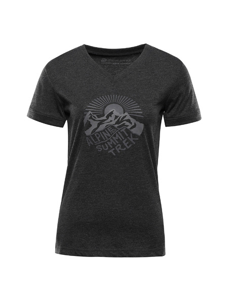 ALPINE PRO Ženska majica iz nemečljivega materiala ALPINE PRO NOGERA black varianta pb