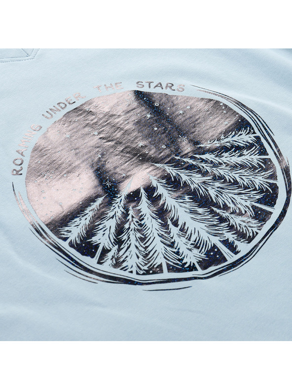 ALPINE PRO Ženska bombažna majica ALPINE PRO DORENA skyride varianta pb