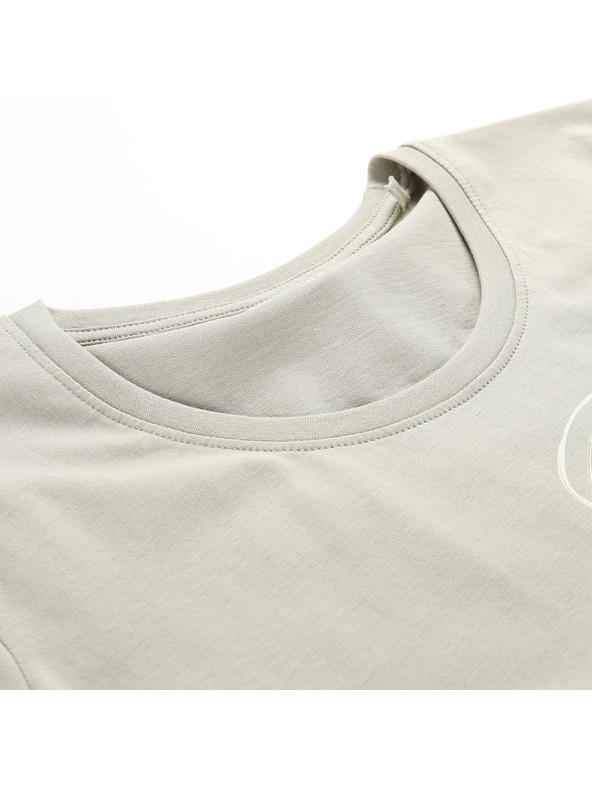 ALPINE PRO Ženska majica iz organske bombažne tkanine ALPINE PRO TERMESA 3 abbey stone različica pc