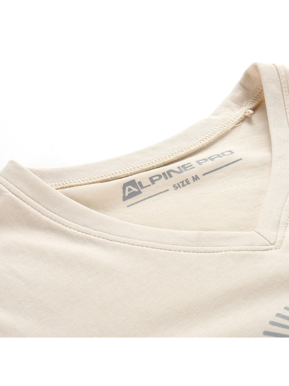 ALPINE PRO Ženska majica iz nemečljivega materiala ALPINE PRO NOGERA wood ash varianta pb