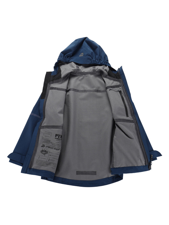 ALPINE PRO Otroška jakna z ptx membrano ALPINE PRO ZARRO 3 moonlit ocean